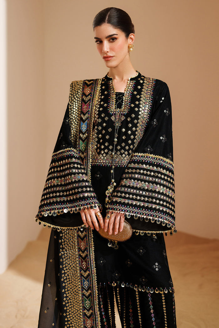 Jazmin Velvet Vogue Unstitched Embroidered 3Pc Suit VVF-D-05