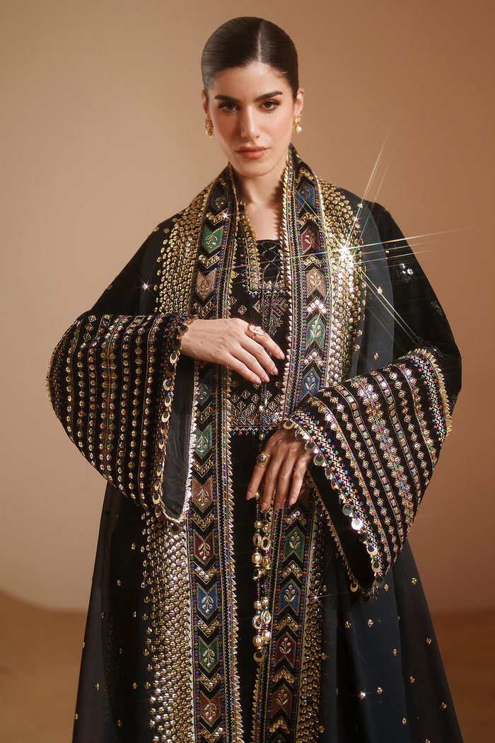 Jazmin Velvet Vogue Unstitched Embroidered 3Pc Suit VVF-D-05