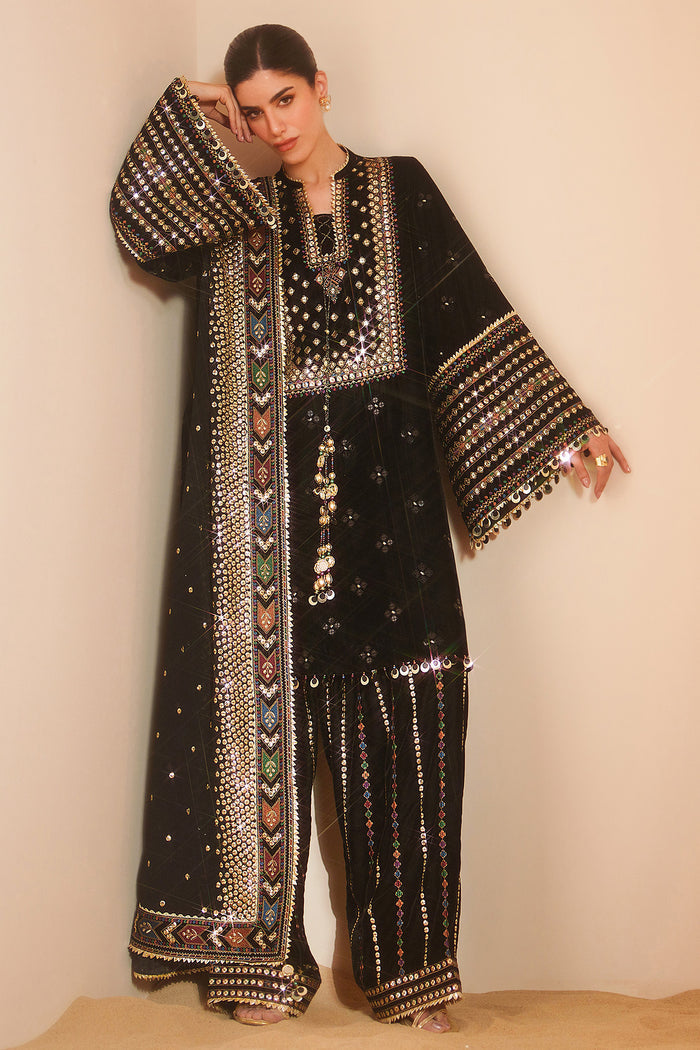 Jazmin Velvet Vogue Unstitched Embroidered 3Pc Suit VVF-D-05