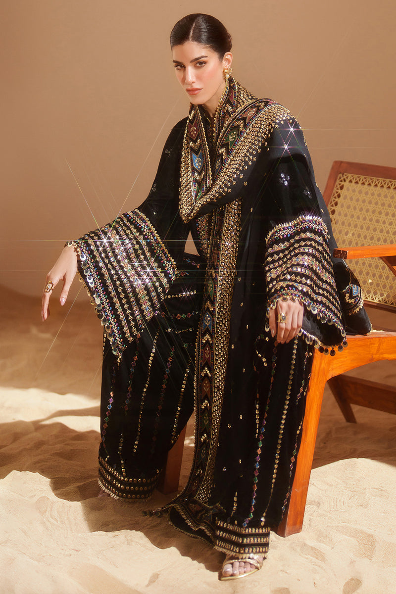Jazmin Velvet Vogue Unstitched Embroidered 3Pc Suit VVF-D-05