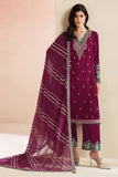 Jazmin Velvet Vogue Unstitched Embroidered 3Pc Suit VVF-D-06