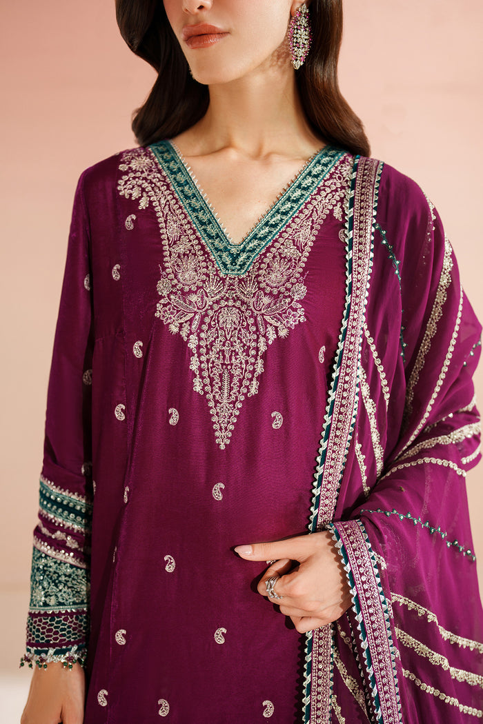 Jazmin Velvet Vogue Unstitched Embroidered 3Pc Suit VVF-D-06