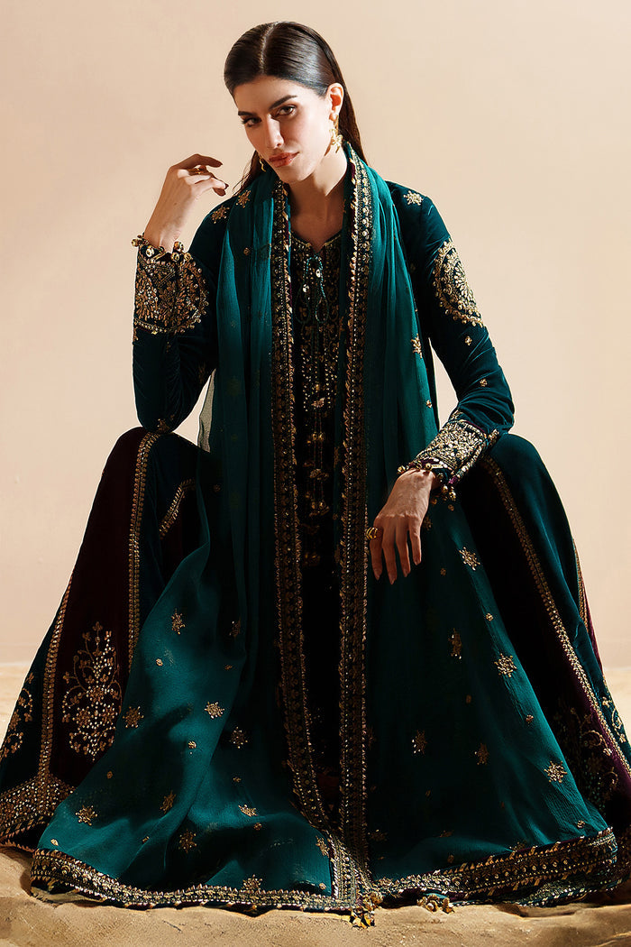 Jazmin Velvet Vogue Unstitched Embroidered 3Pc Suit VVF-D-08