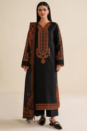 Farasha Winter Spell Embroidered Khaddar Unstitched 3Pc Suit - Vantaе