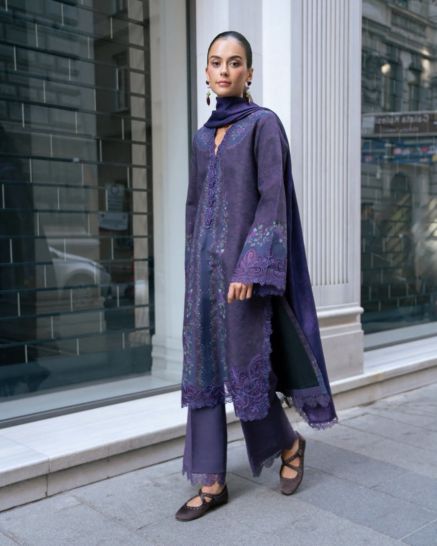 Meet Me In Istanbul by Rang Rasiya Unstitched Khaddar 3Pc Suit - VELA