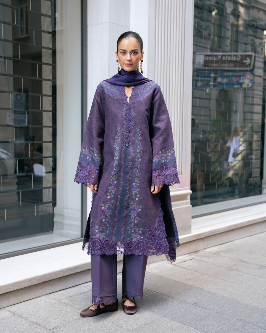 Meet Me In Istanbul by Rang Rasiya Unstitched Khaddar 3Pc Suit - VELA