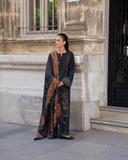 Meet Me In Istanbul by Rang Rasiya Unstitched Linen 3Pc Suit - VELORA
