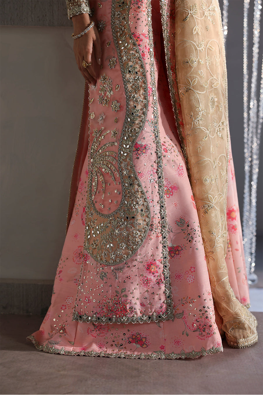 Soraya Lumene Embroidered Silk Unstitched 3Pc Suit - Velora