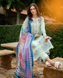 Roheenaz Reverie Embroidered Lawn Unstitched 3Pc Suit RNZ2504A Veloura