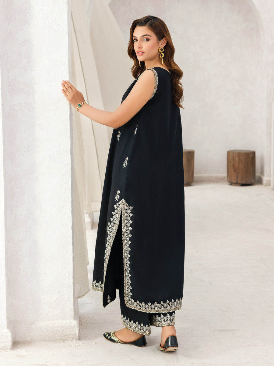 Faiza Faisal Aura Pret Embroidered Dobby Lawn 2Pc Suit - Venla