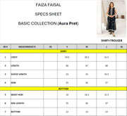 Faiza Faisal Aura Pret Embroidered Dobby Lawn 2Pc Suit - Venla