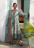 Hussain Rehar Kalabagh Unstitched Embroidered Lawn 3Pc Suit - Verdant
