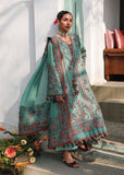 Hussain Rehar Kalabagh Unstitched Embroidered Lawn 3Pc Suit - Verdant