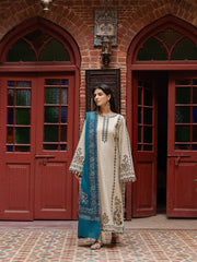 Still by Yards Embroidered Italian Woolen Unstitched 3Pc Suit D-02 Vestige