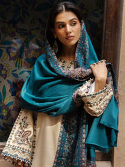 Still by Yards Embroidered Italian Woolen Unstitched 3Pc Suit D-02 Vestige