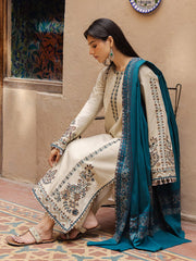 Still by Yards Embroidered Italian Woolen Unstitched 3Pc Suit D-02 Vestige