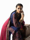 Zainab Chottani Embroidered Marina Twill Unstitched 3Pc Suit D-09 Vilana