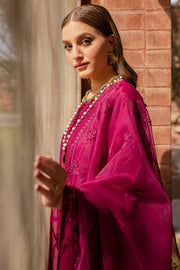 Farasha Summer Weaves Embroidered Lawn Unstitched 3Pc Suit - Viola