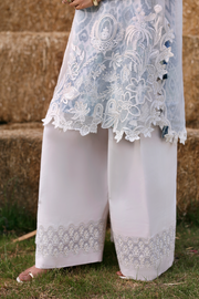 Zarposh Summer Soiree Embroidered Luxury Lawn Unstitched 3Pc Suit - Vione