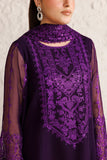 Farasha Luxury Formal Embroidered Chiffon Unstitched 3Pc Suit - Viore