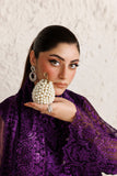 Farasha Luxury Formal Embroidered Chiffon Unstitched 3Pc Suit - Viore