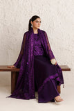 Farasha Luxury Formal Embroidered Chiffon Unstitched 3Pc Suit - Viore