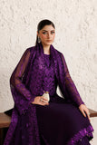 Farasha Luxury Formal Embroidered Chiffon Unstitched 3Pc Suit - Viore