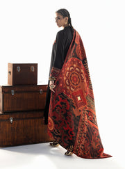 Zainab Chottani Embroidered Marina Twill Unstitched 3Pc Suit D-02 Vira