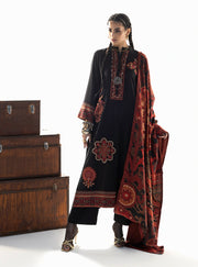 Zainab Chottani Embroidered Marina Twill Unstitched 3Pc Suit D-02 Vira