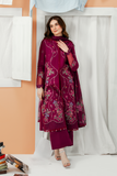 Zarposh Sundaze Embroidered Luxury Lawn Unstitched 3Pc Suit - VIRELLE