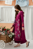 Zarposh Sundaze Embroidered Luxury Lawn Unstitched 3Pc Suit - VIRELLE