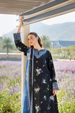 Farasha Summer Escape Embroidered Lawn Unstitched 3Pc Suit - Virelle Blue