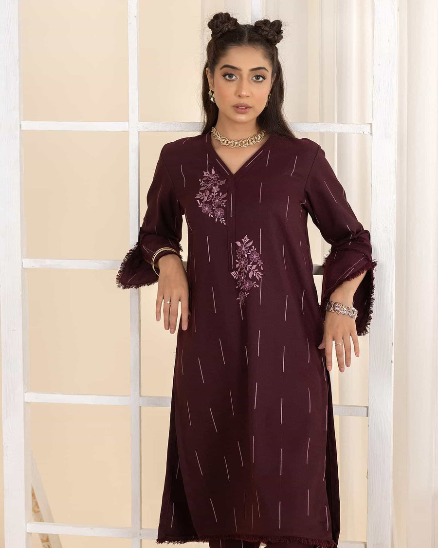 Zivah Apparel Luxury Pret 1Pc Shirt ( Ready To Wear ) Vivid