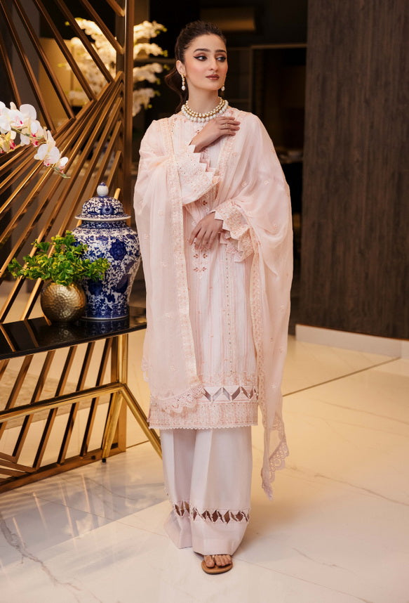 Vouge by Humdum Embroidered Lawn Unstitched 3Pc Suit D-01