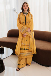 Vouge by Humdum Embroidered Lawn Unstitched 3Pc Suit D-02