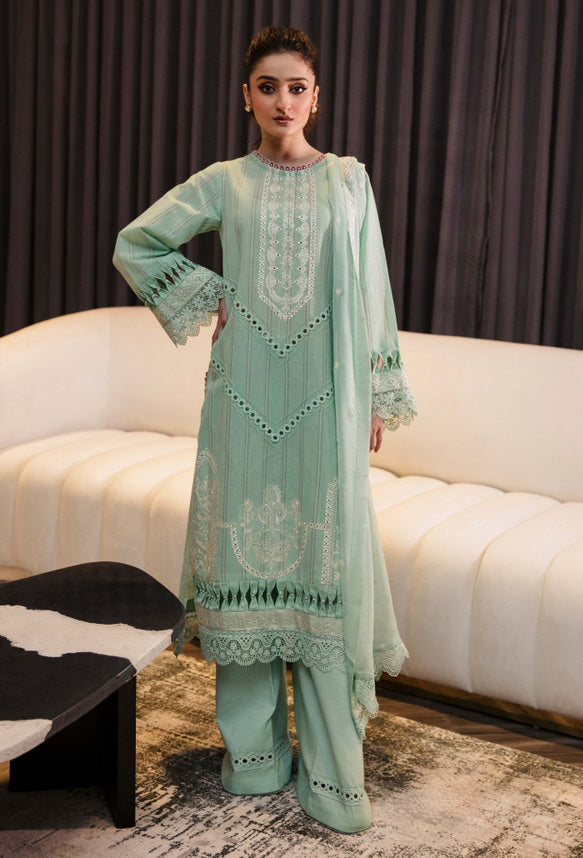 Vouge by Humdum Embroidered Lawn Unstitched 3Pc Suit D-03