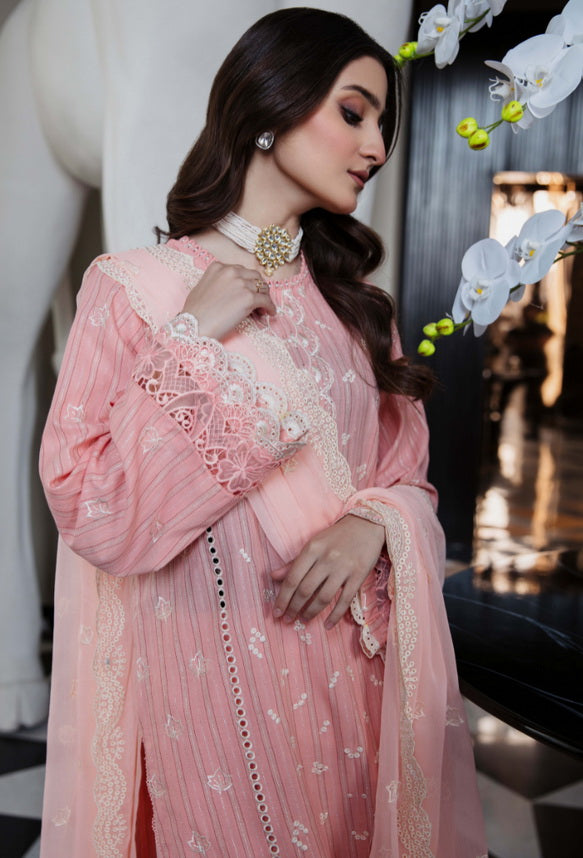 Vouge by Humdum Embroidered Lawn Unstitched 3Pc Suit D-04