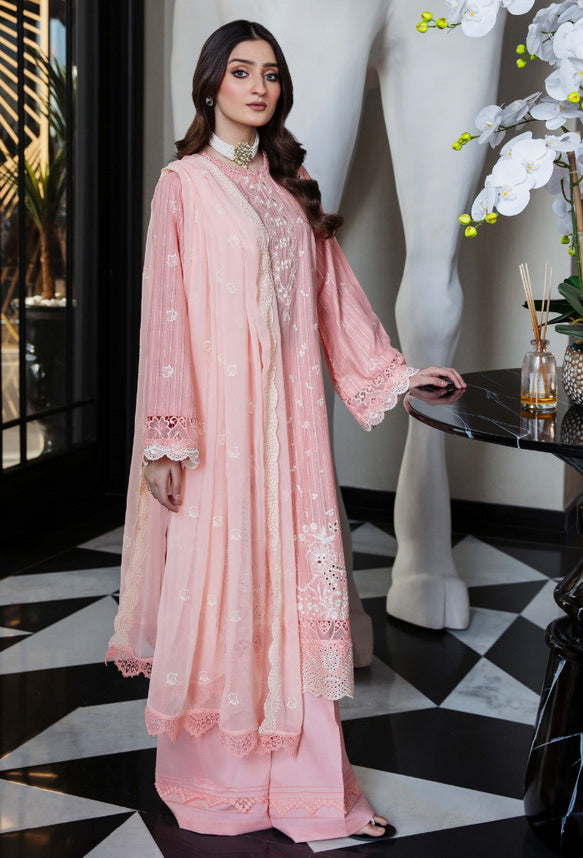 Vouge by Humdum Embroidered Lawn Unstitched 3Pc Suit D-04