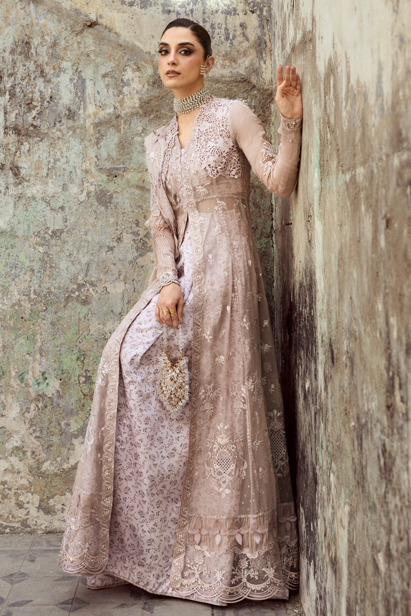 Qalamkar Embroidered Luxury Chiffon Unstitched 3Pc Suit WC-01 AISLA