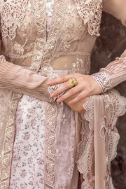 Qalamkar Embroidered Luxury Chiffon Unstitched 3Pc Suit WC-01 AISLA