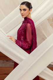 Qalamkar Embroidered Luxury Chiffon Unstitched 3Pc Suit WC-02 SIOFE
