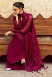 Qalamkar Embroidered Luxury Chiffon Unstitched 3Pc Suit WC-02 SIOFE