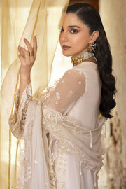 Qalamkar Embroidered Luxury Chiffon Unstitched 3Pc Suit WC-03 ROISE
