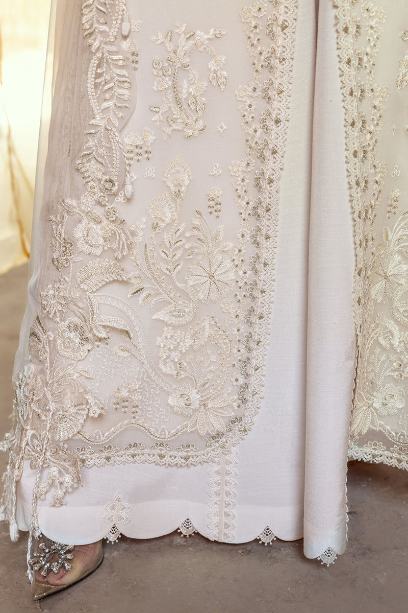 Qalamkar Embroidered Luxury Chiffon Unstitched 3Pc Suit WC-03 ROISE