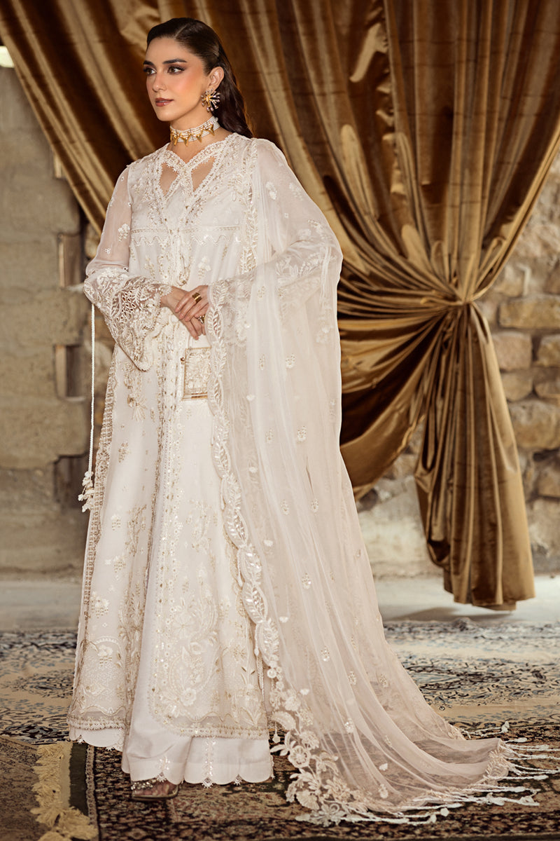 Qalamkar Embroidered Luxury Chiffon Unstitched 3Pc Suit WC-03 ROISE