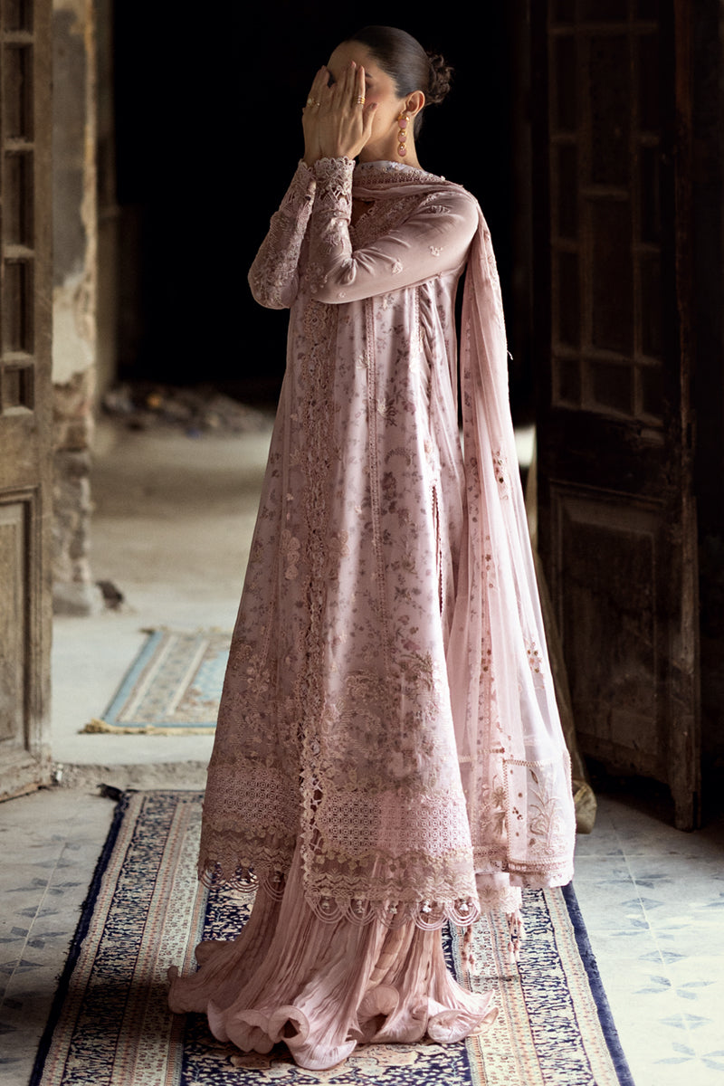 Qalamkar Embroidered Luxury Chiffon Unstitched 3Pc Suit WC-05 RIONA