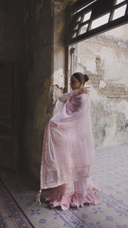 Qalamkar Embroidered Luxury Chiffon Unstitched 3Pc Suit WC-05 RIONA
