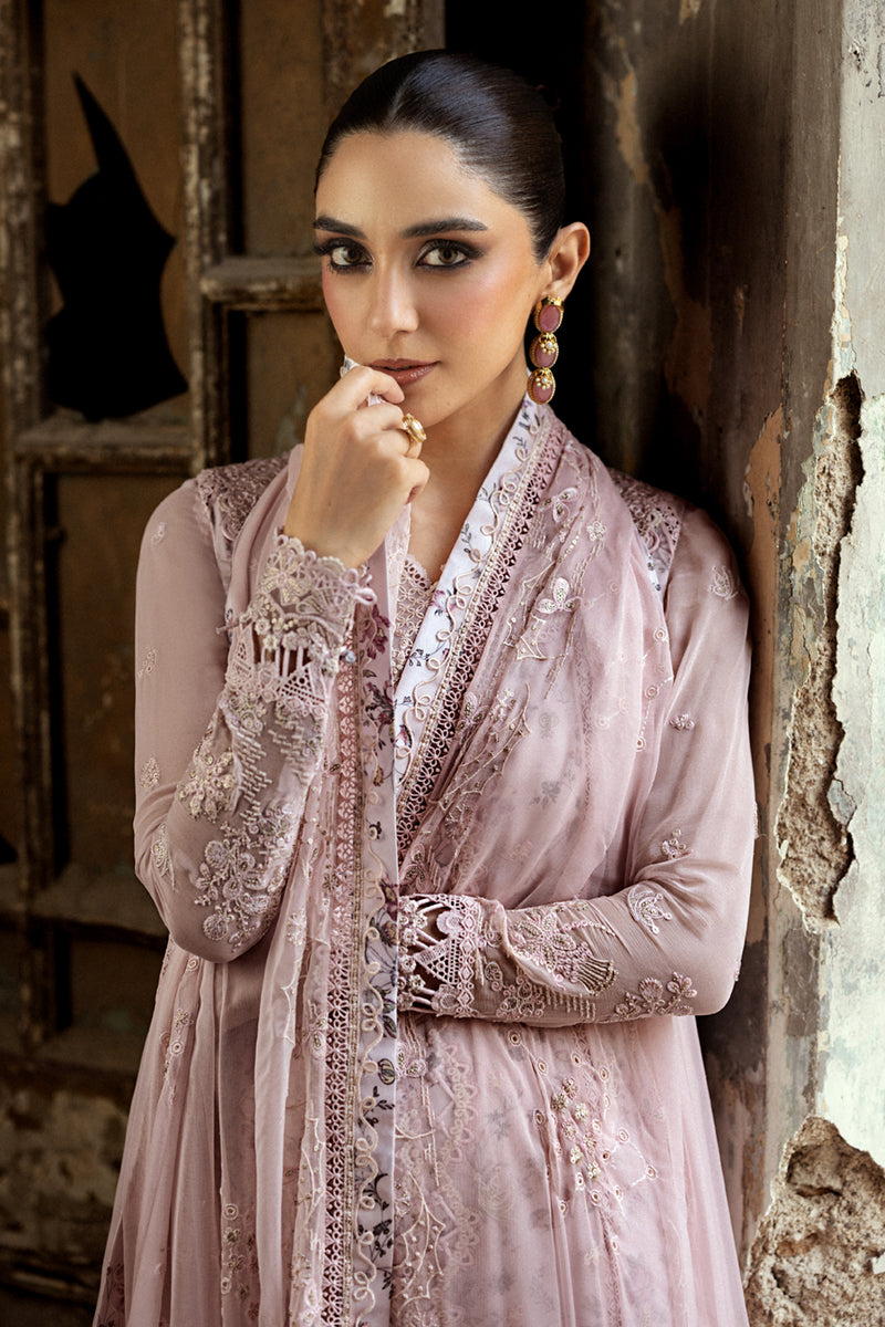 Qalamkar Embroidered Luxury Chiffon Unstitched 3Pc Suit WC-05 RIONA