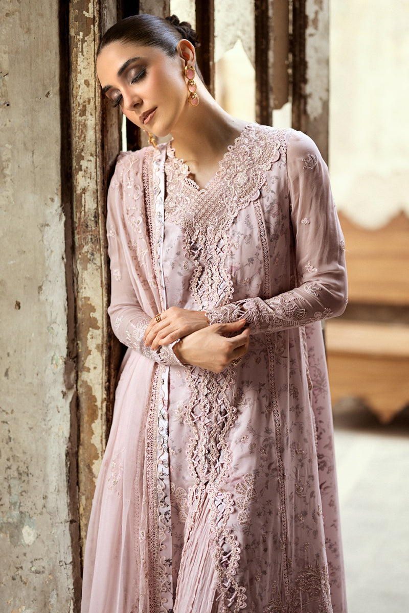 Qalamkar Embroidered Luxury Chiffon Unstitched 3Pc Suit WC-05 RIONA