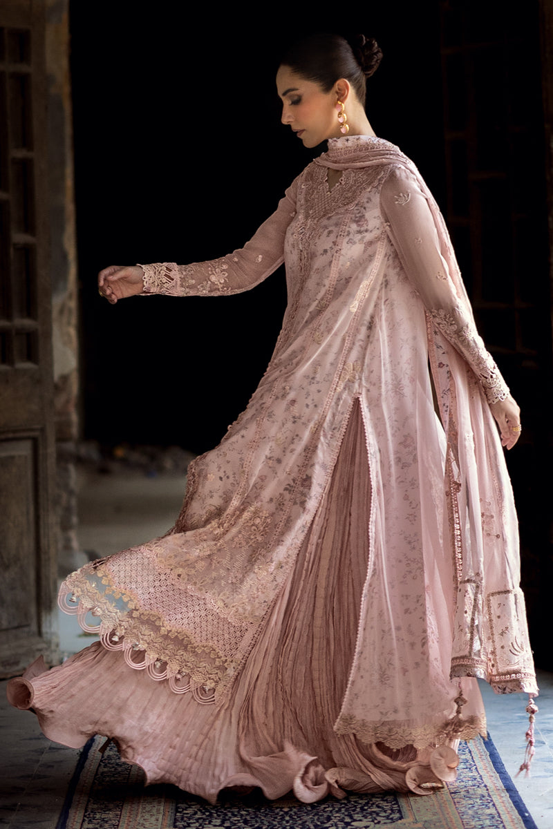 Qalamkar Embroidered Luxury Chiffon Unstitched 3Pc Suit WC-05 RIONA